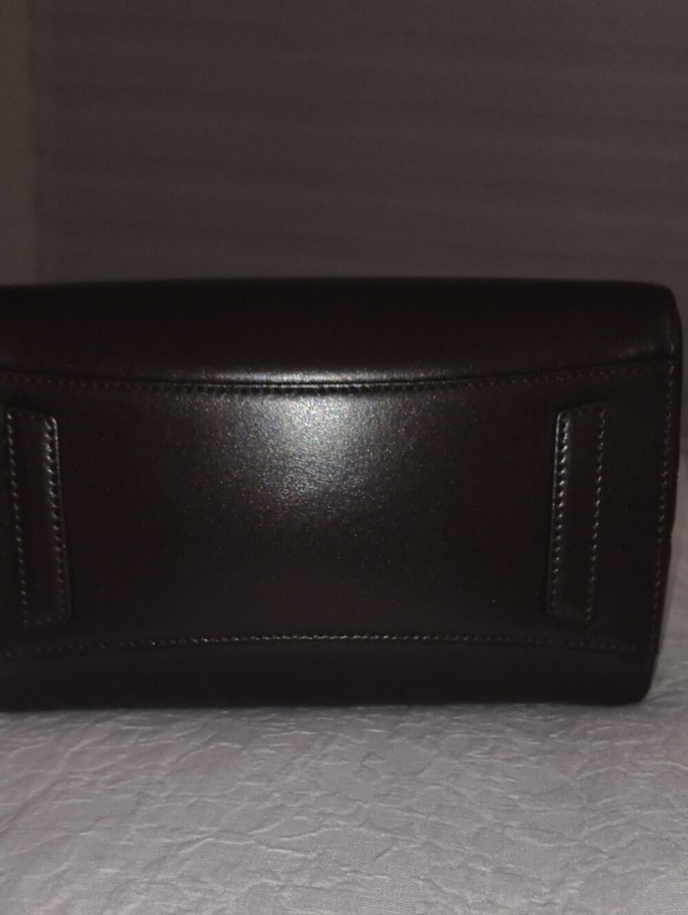 Givenchy Dark Brown Mini Leather Top-Handle Bag - Picture 6 of 9